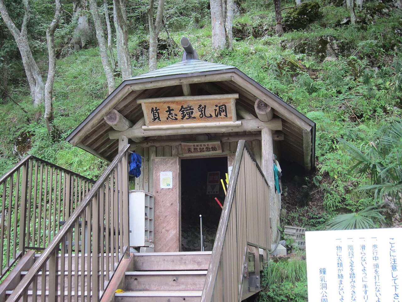 質志鍾乳洞（京都府）